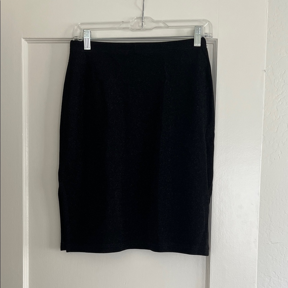 Glittery pencil skirt